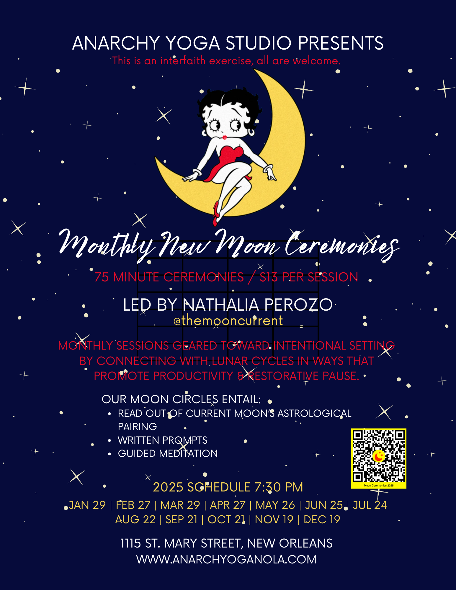Monthly New Moon Ceremony